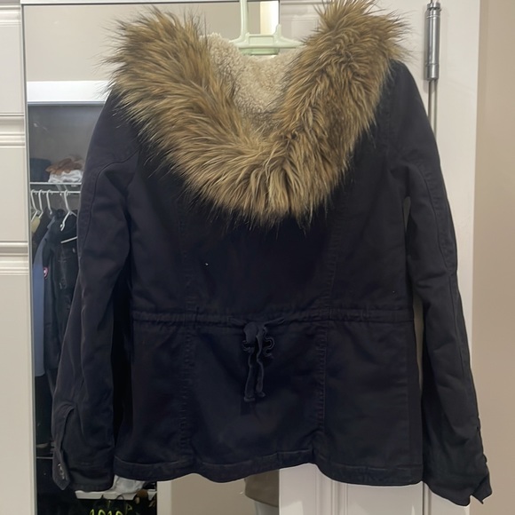 abercrombie & fitch Parka in navy blue - Picture 5 of 7